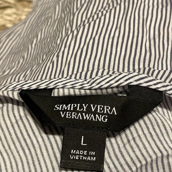 Simply Vera‎ Vera Wang Stripe Shirt - Picture 3 of 6